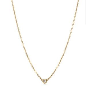 Tiffany & Co. Yard 18K Gold Diamond Necklace